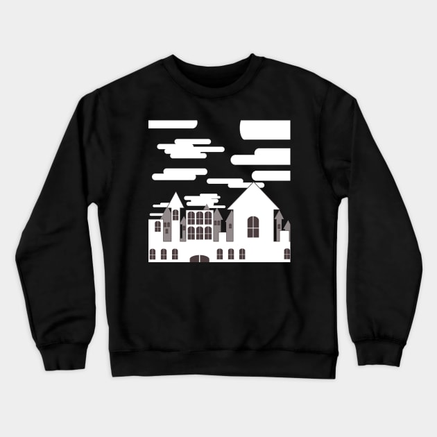 Little Town Crewneck Sweatshirt by WiliamGlowing